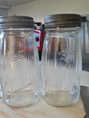 Vtg Ball Juice Decanter Jars
